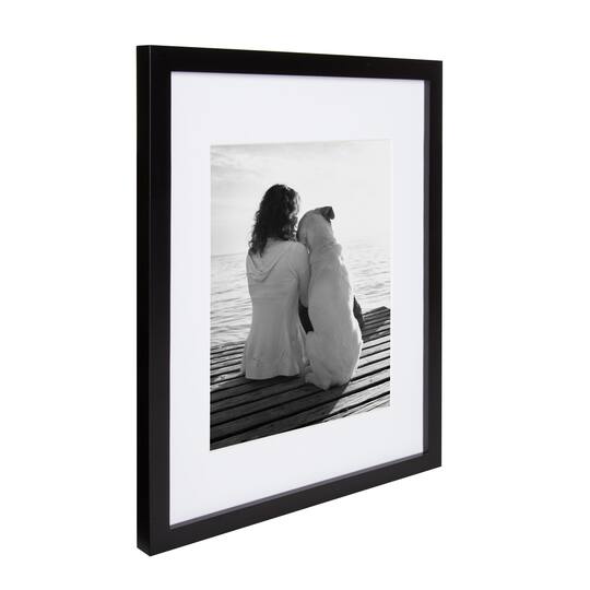 Kate and Laurel 11" x 14" Gallery Picture Wood Frame 8" x 10" with Mat